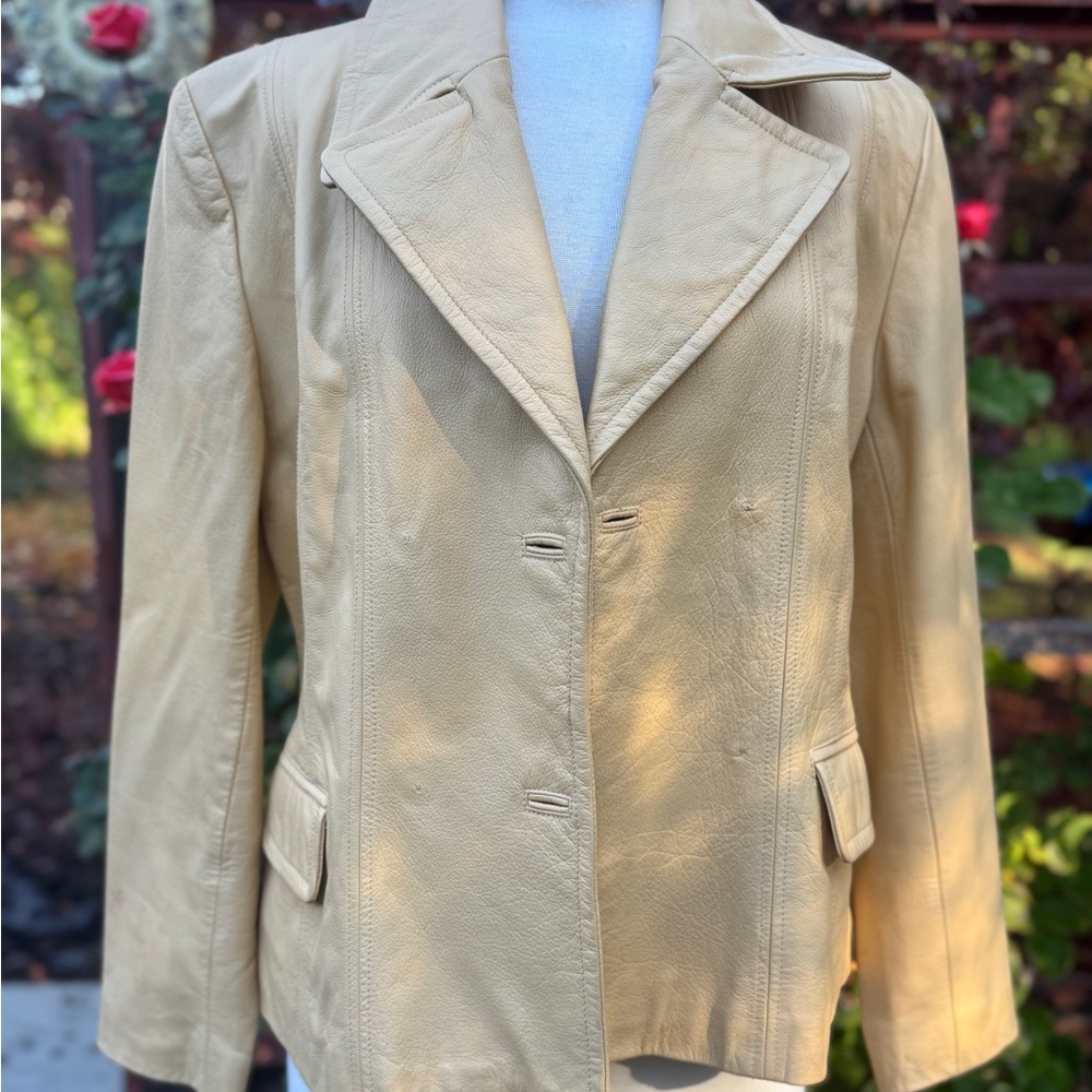 Vintage Banana Leather Women's Jacket